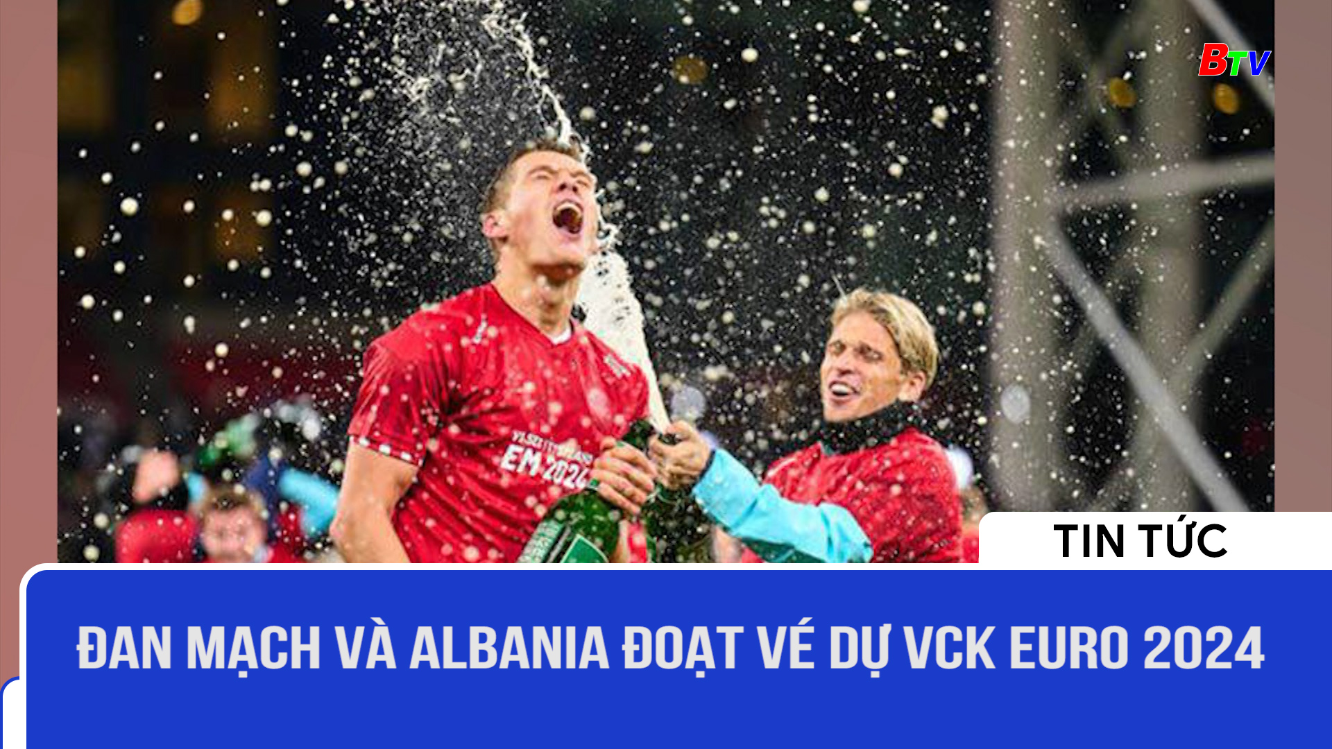 Đan Mạch và Albania đọat vé dự Vòng chung kết Euro 2024